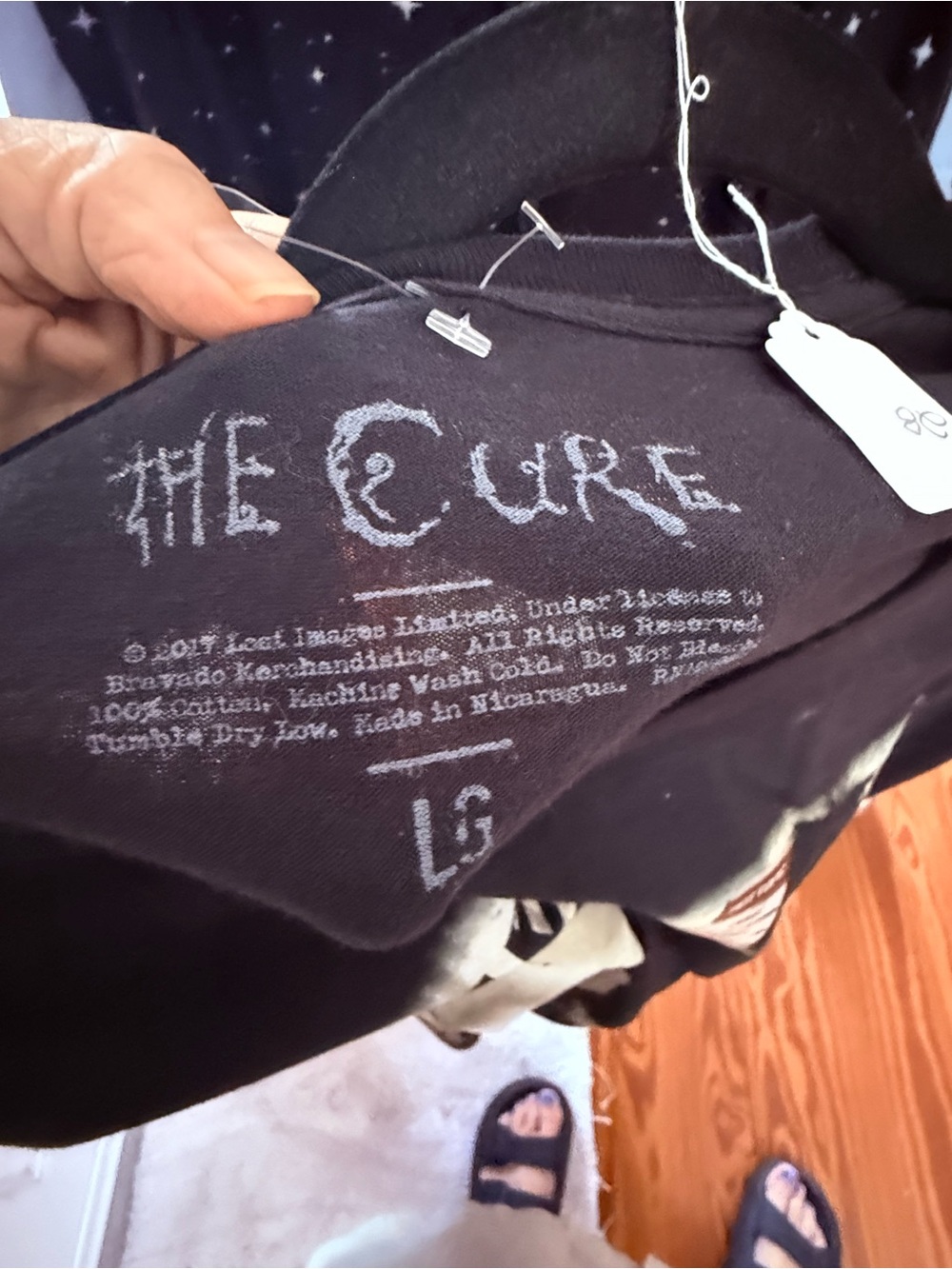 NWT* The Cure Boys Don't Cry Graphic Tee - Black size Large - Picture 3 of 4